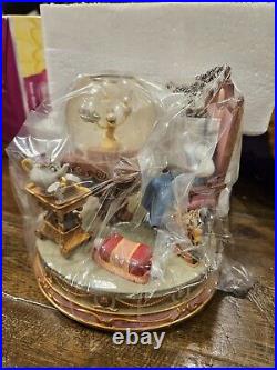 Disney Store Exclusive Beauty & The Beast Be Our Guest Snow Globe Belle NEW