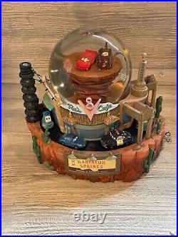 Disney Store Exclusive Pixar Cars Radiator Springs Snowglobe Rare