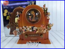 Disney Store Exclusive Snow globe Wish Upon a Star Jiminy Cricket Radio with Box