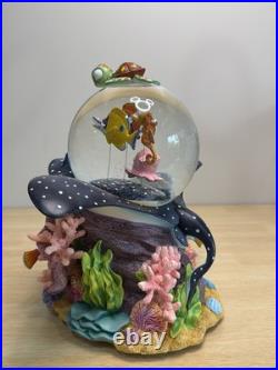 Disney Store Finding Nemo Musical Snow Globe Mr. Ray Nemo Dory Pixar withBox works