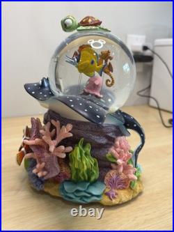 Disney Store Finding Nemo Musical Snow Globe Mr. Ray Nemo Dory Pixar withBox works