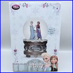 Disney Store Frozen Snow Globe Music Let it Go Elsa Anna and Olaf AS IS