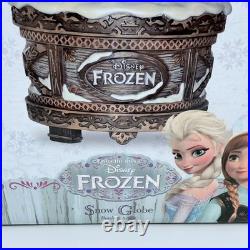 Disney Store Frozen Snow Globe Music Let it Go Elsa Anna and Olaf AS IS