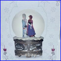 Disney Store Frozen Snow Globe Music Let it Go Elsa Anna and Olaf AS IS