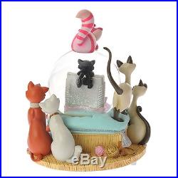 Disney Store Japan Aristo Cats Marie Kiss me Cat Music Box Snow Globe DomeFigure