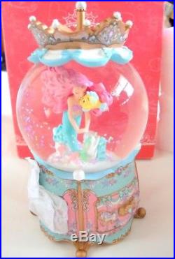 Disney Store Japan Little Mermaid Ariel Snow Globe Accessory Case Dome Figure