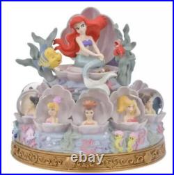 Disney Store Japan THE LITTLE MERMAID 35th Snow Globe Figure Ariel's Sisters