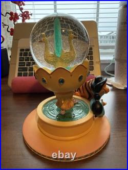 Disney Store Jasmine & Rajah Snow Globe Collectible from Aladdin RARE