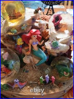 Disney Store Large Rare Snow Globe Little Mermaid Under The Sea Disney Store Large Rare Snow Globe Little Mermaid Under The Sea