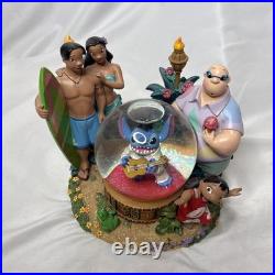 Disney Store Lilo & Stitch As Elvis Musical Snow Globe Plays Aloha Authentic Disney Store Lilo & Stitch As Elvis Musical Snow Globe Plays Aloha Authentic