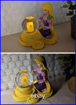Disney Store Limited Tangled Princess Rapunzel Snow Globe Snow Globe LED Light