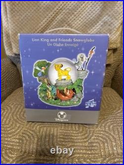 Disney Store Lion King & Friends Musical Snow Globe New
