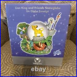 Disney Store Lion King & Friends Musical Snow Globe New