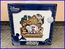 Disney Store Mickey Mouse Club Musical Snow Globe New In Box St