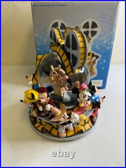 Disney Store Mickey Mouse March Musical Through The Years Snow Globe Item #95522