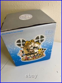Disney Store Mickey Mouse March Musical Through The Years Snow Globe Item #95522