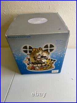 Disney Store Mickey Mouse March Musical Through The Years Snow Globe Item #95522