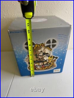 Disney Store Mickey Mouse March Musical Through The Years Snow Globe Item #95522