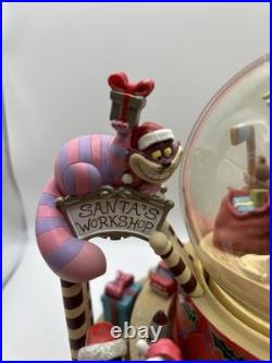 Disney Store Mickey's Holiday Workshop Snow globe With Original Box Tested Works