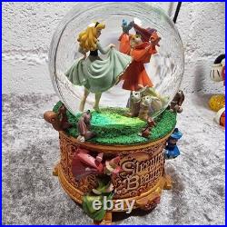 Disney Store Musical Snow Globe Sleeping Beauty The Art Of Aurora 2014 Sold Out