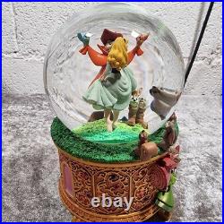 Disney Store Musical Snow Globe Sleeping Beauty The Art Of Aurora 2014 Sold Out