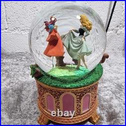Disney Store Musical Snow Globe Sleeping Beauty The Art Of Aurora 2014 Sold Out
