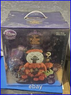Disney Store Nightmare Before Chrismast Musical Snow Globe Jack Sally