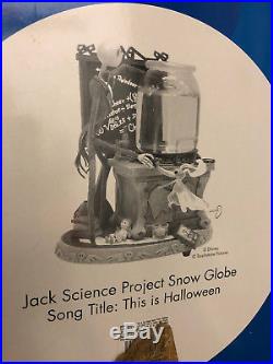 Disney Store Nightmare Before Christmas Snow Globe Jack's Science Project