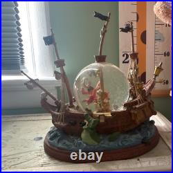 Disney Store Peter Pan You Can Fly Snow Globe Rare Excellent Condition