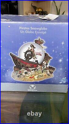 Disney Store Pirates of the Caribbean Snowglobe Musical Music Snow Globe