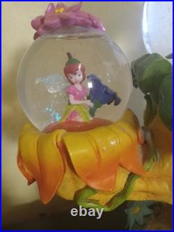 Disney Store Pixie Hollow Tinkerbell & Friends Musical Snowglobe