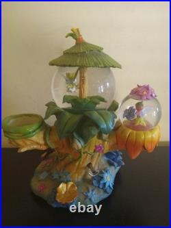 Disney Store Pixie Hollow Tinkerbell & Friends Musical Snowglobe