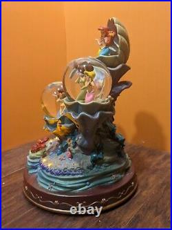 Disney Store Princess Little Mermaid Ariel Daughters of Triton Music Snow Globe