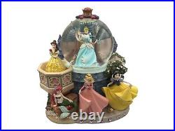 Disney Store Royal Princess Musical Snow Globe Dream Is A Wish Your Heart Makes