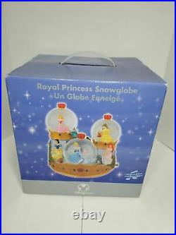 Disney Store Royal Princess Musical Snowglobe NEW Factory Sealed
