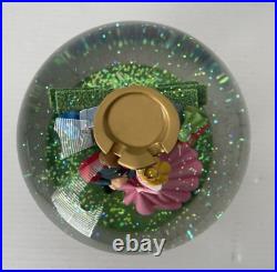 Disney Store Sleeping Beauty Large Musical Snowglobe Rare