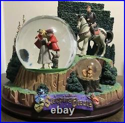 Disney Store Sleeping Beauty Musical Snow Globe Once Upon a Dream Snowglobe