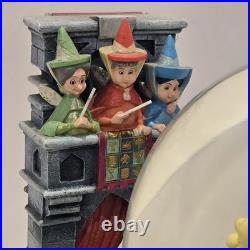 Disney Store Sleeping Beauty Snow Water Globe Music Box Once Upon A Dream NO BOX