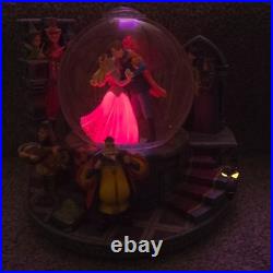 Disney Store Sleeping Beauty Snow Water Globe Music Box Once Upon A Dream NO BOX