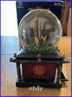 Disney Store Snow Globe Pirates of the Caribbean At World's End WithKey & Org Box