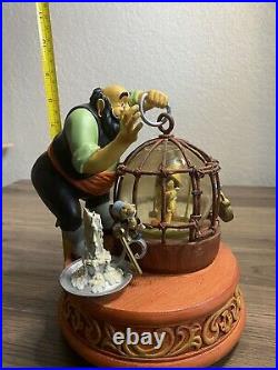 Disney Store Snow Globe Stromboli Pinocchio Jiminy Cricket 2001 Read Description