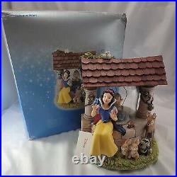 Disney Store Snow White And Dopey Wishing Well Snow Globe In Original Box READ