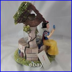 Disney Store Snow White And Dopey Wishing Well Snow Globe In Original Box READ