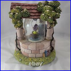 Disney Store Snow White And Dopey Wishing Well Snow Globe In Original Box READ