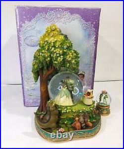 Disney Store The Princess and the Frog Tiana Naveen Wedding Snowglobe Snow Globe