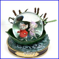 Disney Store The Rescuers Snow Globe Musical 30th Anniversary Rare Boxed Water