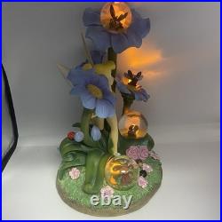 Disney Store Tinker Bell Fireflies Light Up Snow Globe Rare Large Display Works