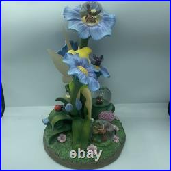 Disney Store Tinker Bell Fireflies Light Up Snow Globe Rare Large Display Works