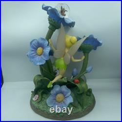 Disney Store Tinker Bell Fireflies Light Up Snow Globe Rare Large Display Works