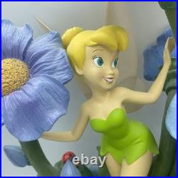 Disney Store Tinker Bell Fireflies Light Up Snow Globe Rare Large Display Works